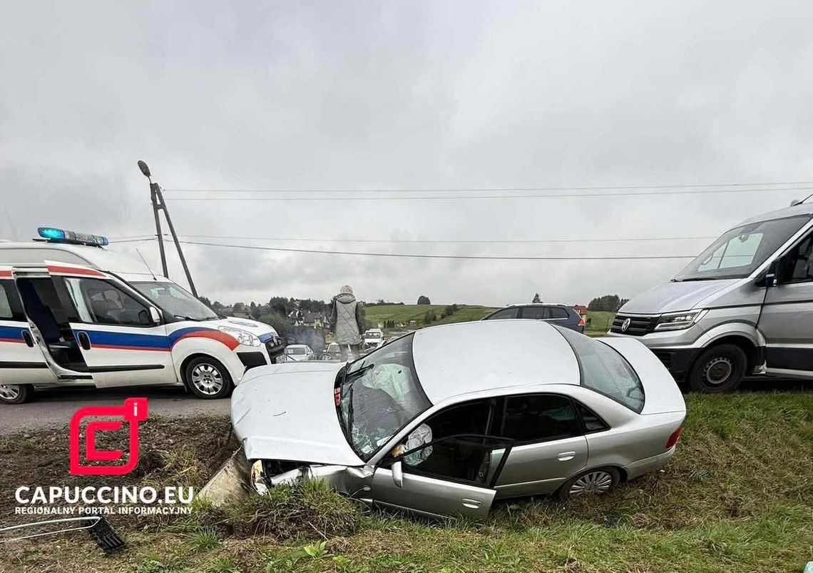 Uszew, wypadek w Uszwi, wypadek w powiecie brzeskim, powiat brzeski, straż pożarna, pogotowie ratunkowe, funkcjonariusze policji