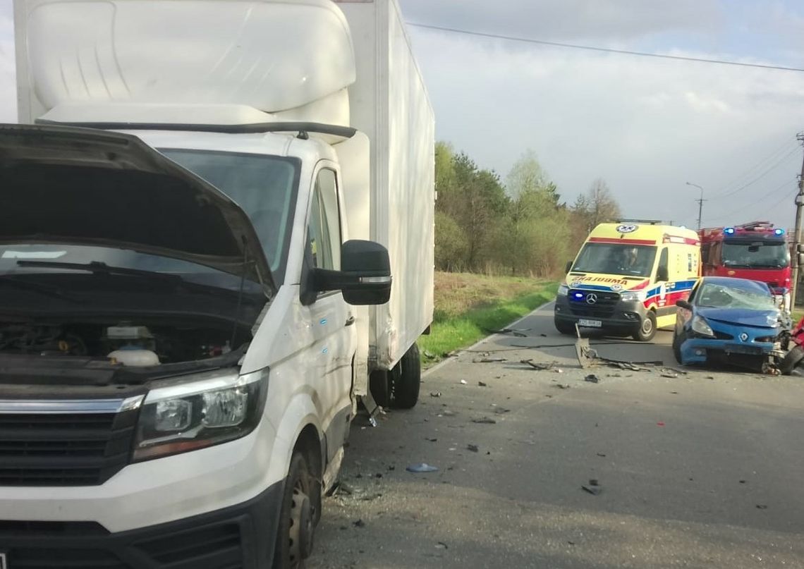 Groźny wypadek w Chełmku. Na ratunek rannemu ruszyli funkcjonariusze