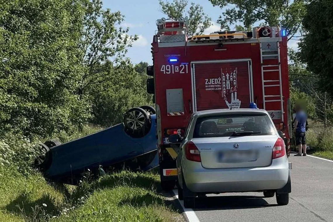 Wypadek Ciche, Kolizja Ciche, Zderzenie motocykl osobówka Ciche, Motocykl wypadek Ciche, Osobówka wypadek Ciche