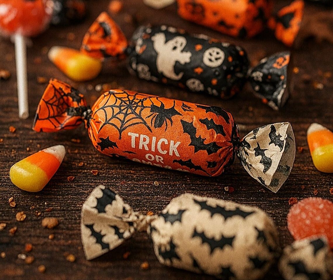 Gorzów, powiat oświęcimski, na sygnale, igły w cukierkach, dzieci, Halloween, cukierki