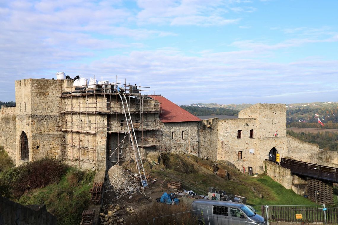 Wzgórze Zamkowe w Dobczycach, Dobczyce, powiat myślenicki, inwestycje, rewitalizacja zamku w Dobczycach, odbudowa ruin zamku w Dobczycach