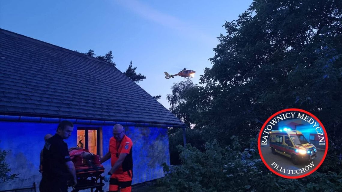Jodłówka Tuchowska, upadek z wysokości, wieża widokowa Jodłówka, LPR Jodłówka Tuchowska, Lotnicze Pogotowie Ratunkowe
