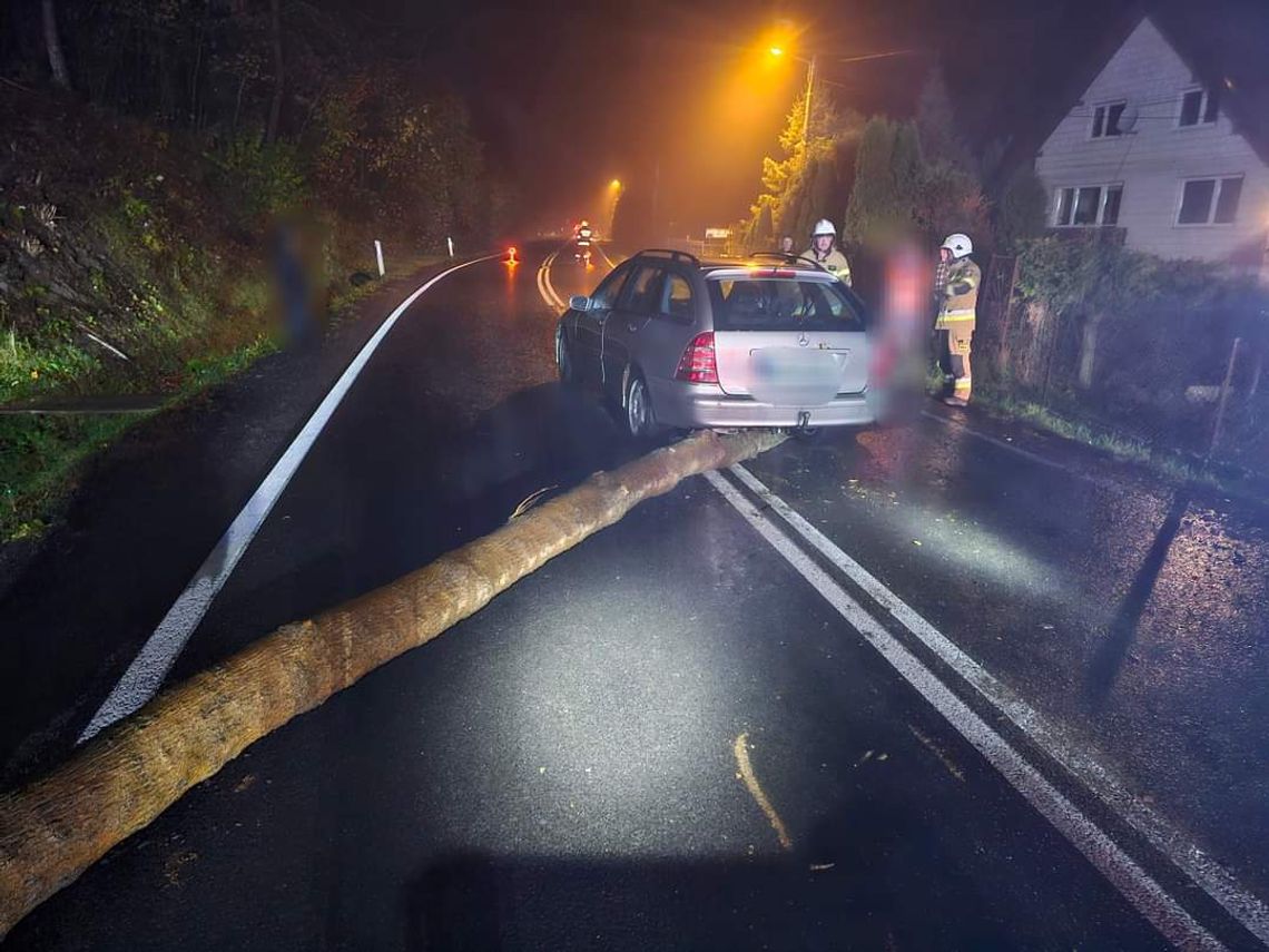 Nietypowy wypadek na terenie miejscowości Iwanowice