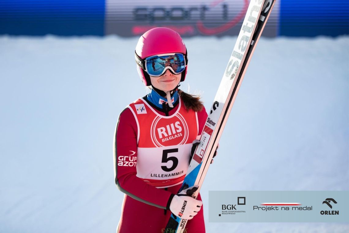 Na zdjęciu Joanna Kil podczas zawodów w Lillehammer
