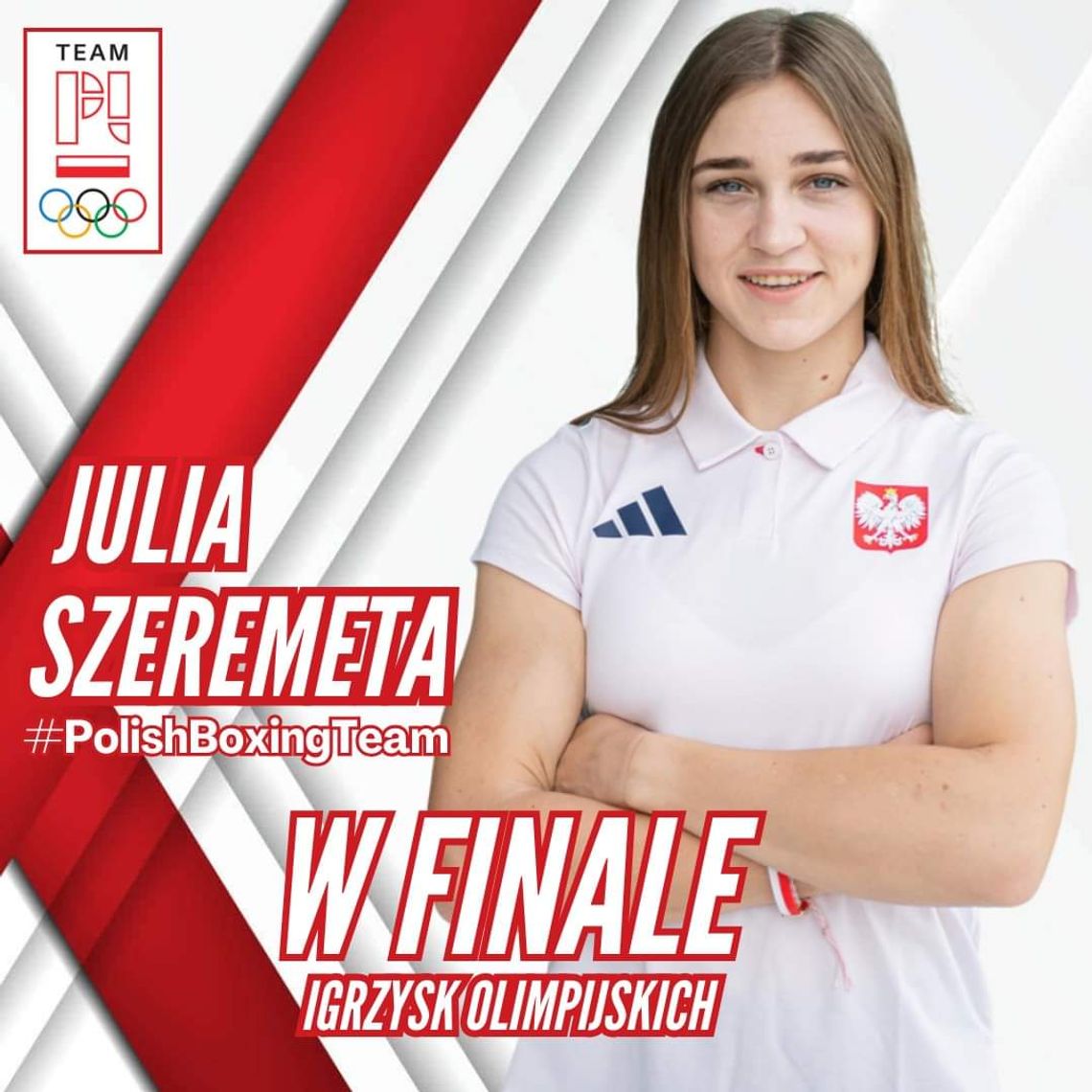 Julia Szeremeta w finale Igrzysk Olimpijskich, Paryż 2024, boks, walka