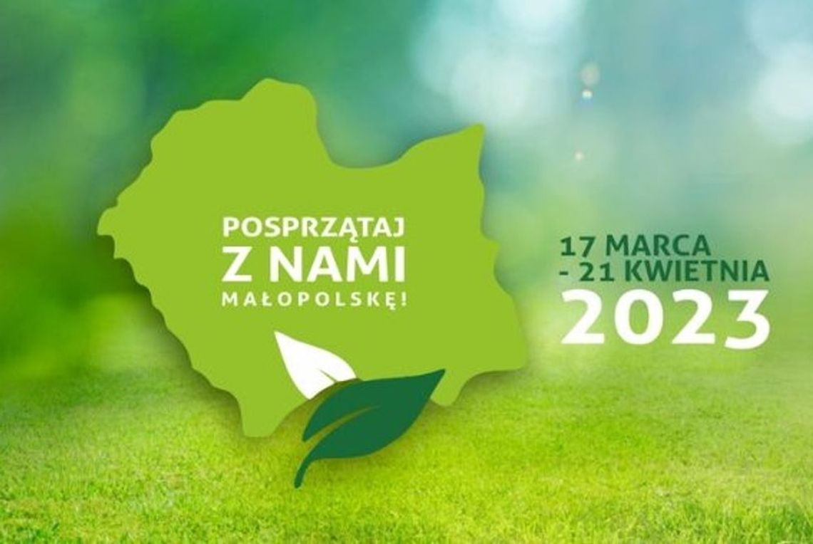 Już wkrótce rusza akcja "Posprzątaj z nami Małopolskę 2023"