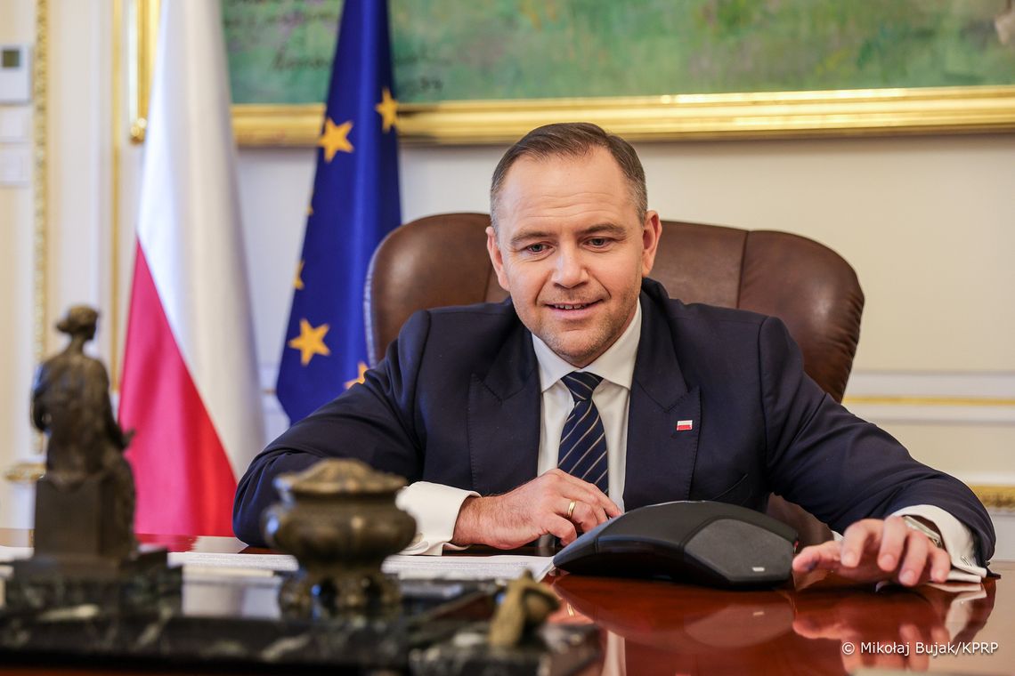 Karol Nawrocki, Donald Trump, telekonferencja Nawrocki Trump, polityka Rosja, sankcje Rosja