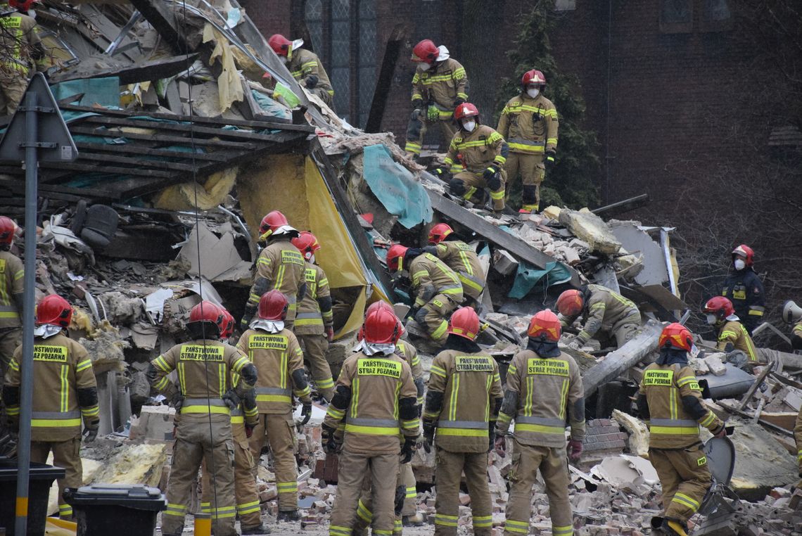 Katowice. Dwie osoby zginęły pod gruzami zawalonej kamienicy (ZDJĘCIA)