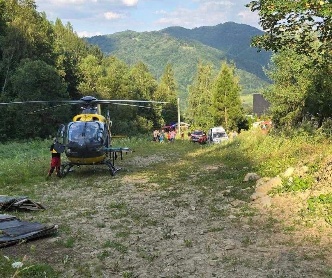 Koszmarny wypadek na quadzie w Tylmanowej. Mężczyzna był reanimowany