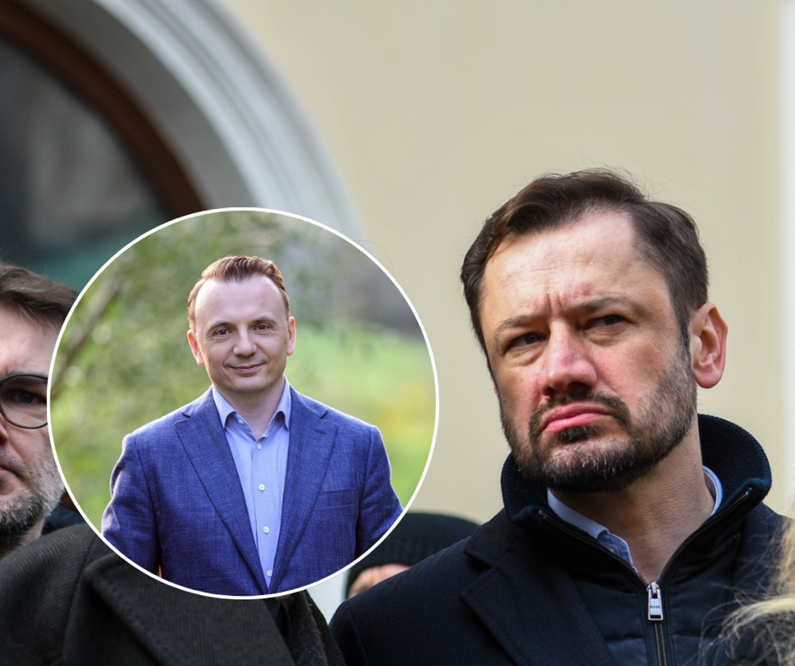 Łukasz Gibała dziękuje twarzom referendum. 80 tysięcy podpisów przeciwko Miszalskiemu Łukasz Gibała, Aleksander Miszalski, referendum w Krakowie, Kraków, referendum, głosowanie nad odwołaniem, inicjatywa referendalna