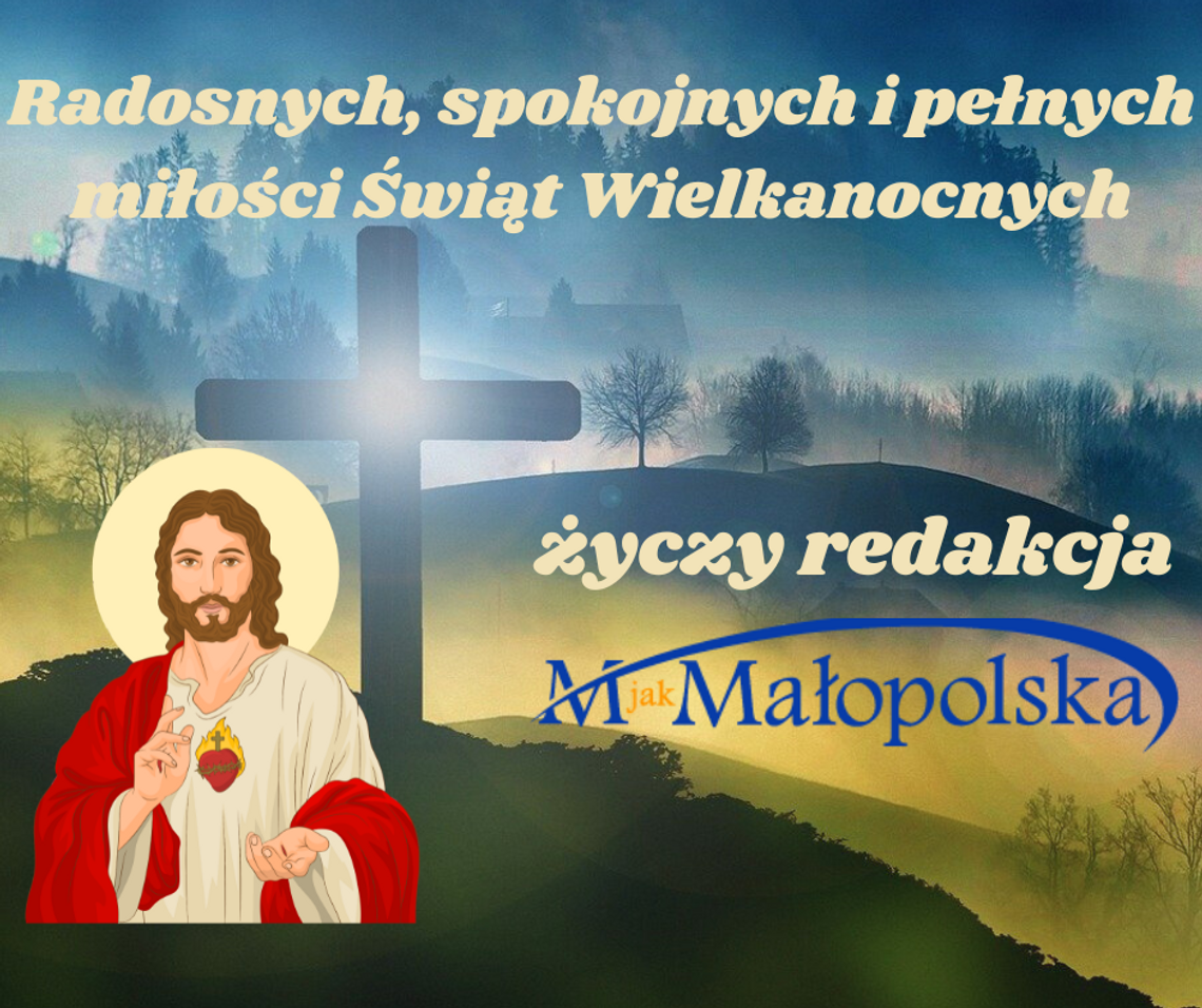 Na zdjęciu życzenia świąteczne od redakcji portalu M jak Małopolska