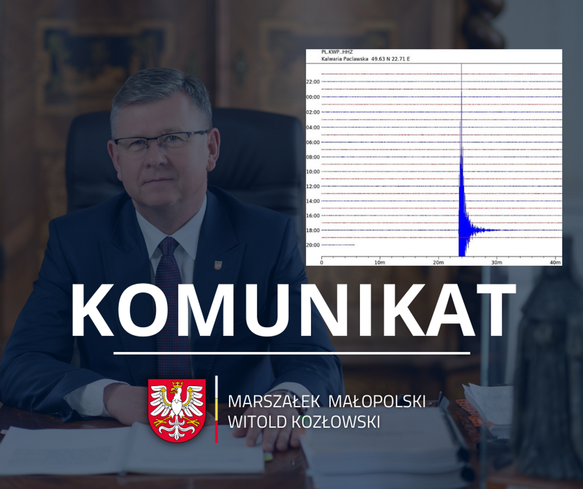 Wstrząsy były odczuwalne w Nowym Sączu i Krakowie