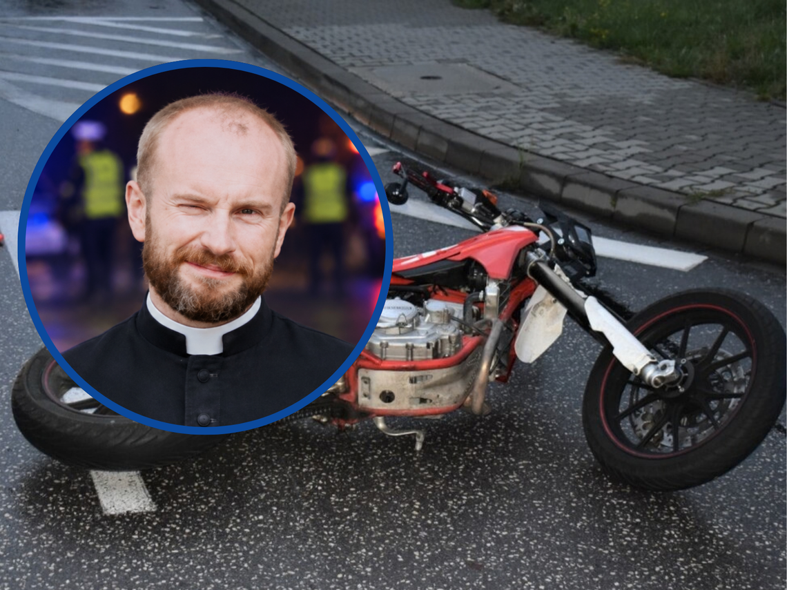 Motocyklista potrącił księdza na przejściu. Znamy szczegóły wypadku w Myślenicach Motocyklista potrącił księdza na przejściu. Znamy szczegóły wypadku w Myślenicach