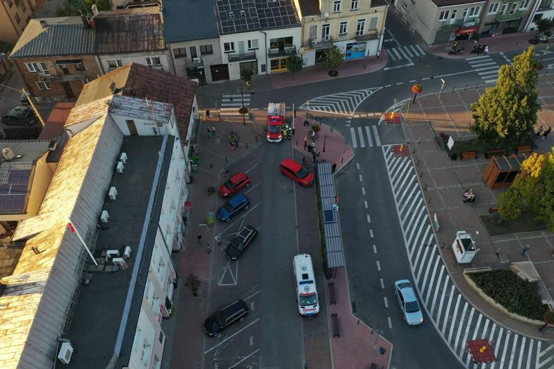 Nagły wypadek w centrum Skały. Powodem zasłabnięcie