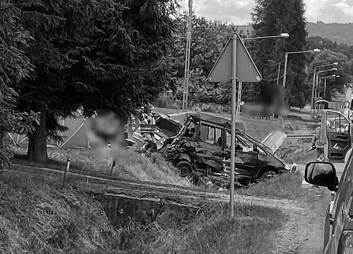 wypadek Spytkowice, śmierć 8-latka Spytkowice, Chyżnianka wypadek, tragiczny wypadek Spytkowice, wypadek samochodowy Spytkowice