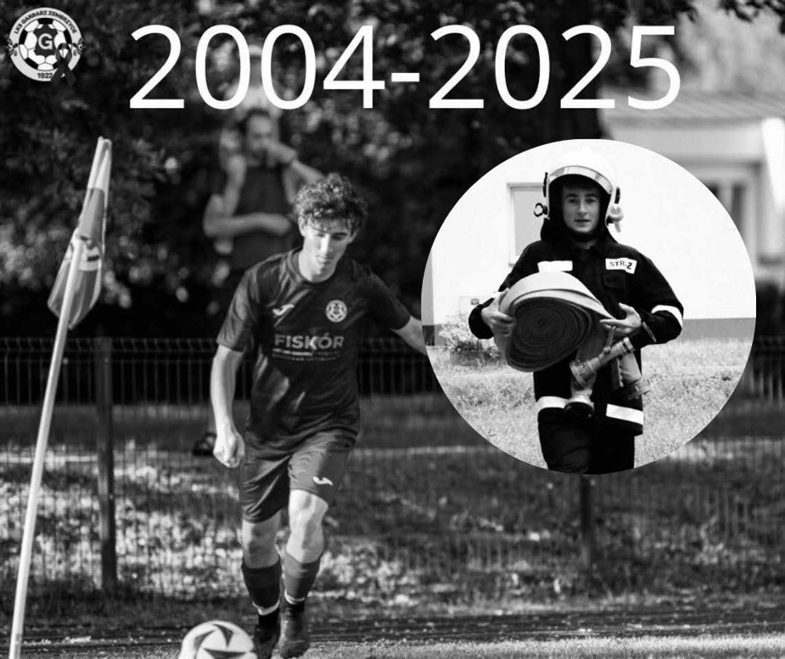 Nie żyje Szymon Zając. Młody strażak i piłkarz zginął tragicznie Garbarz Zembrzyce, OSP Zembrzyce, LKS Strzelec Budzów, tragiczna śmierć strażaka, tragiczna śmierć piłkarza, strażak, piłkarz, tragiczny wypadek w powiecie Suskim