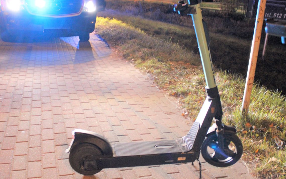 Hulajnoga elektryczna, Kęty, pijany kierowca hulajnogi elektrycznej, po alkoholu na hulajnodze elektrycznej, powiat oświęcimski
