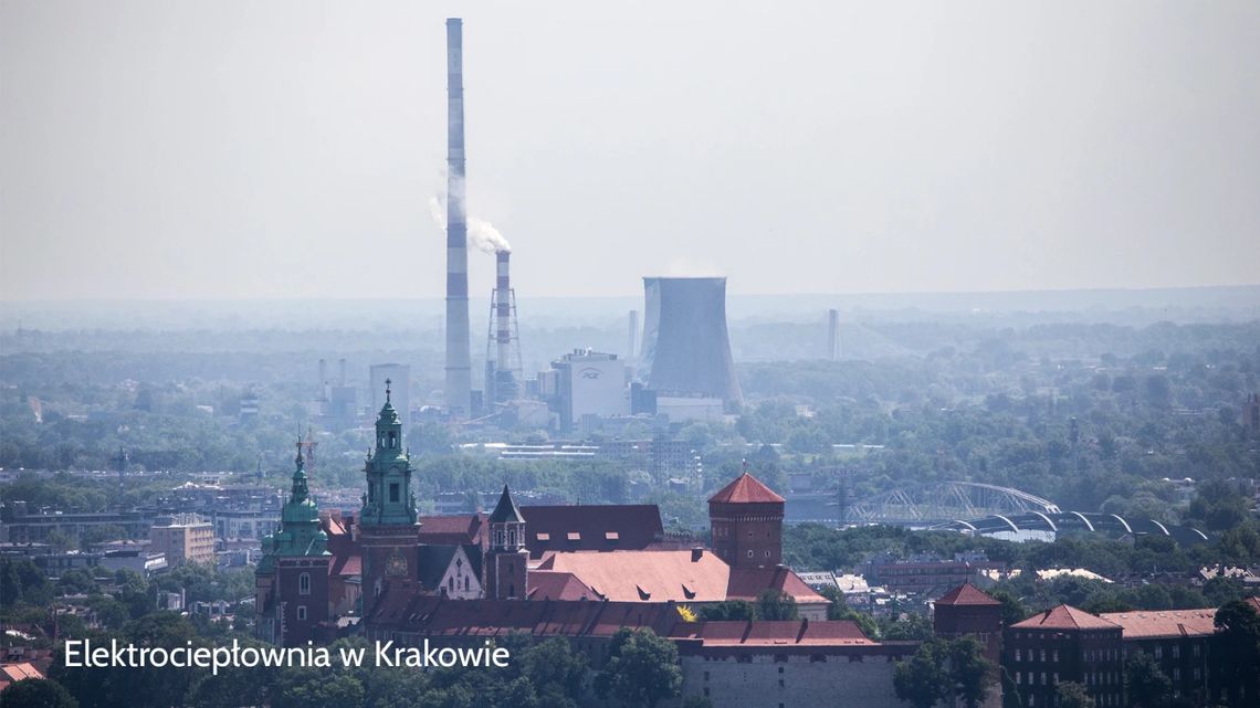 Na zdjęciu elektrociepłownia w Krakowie