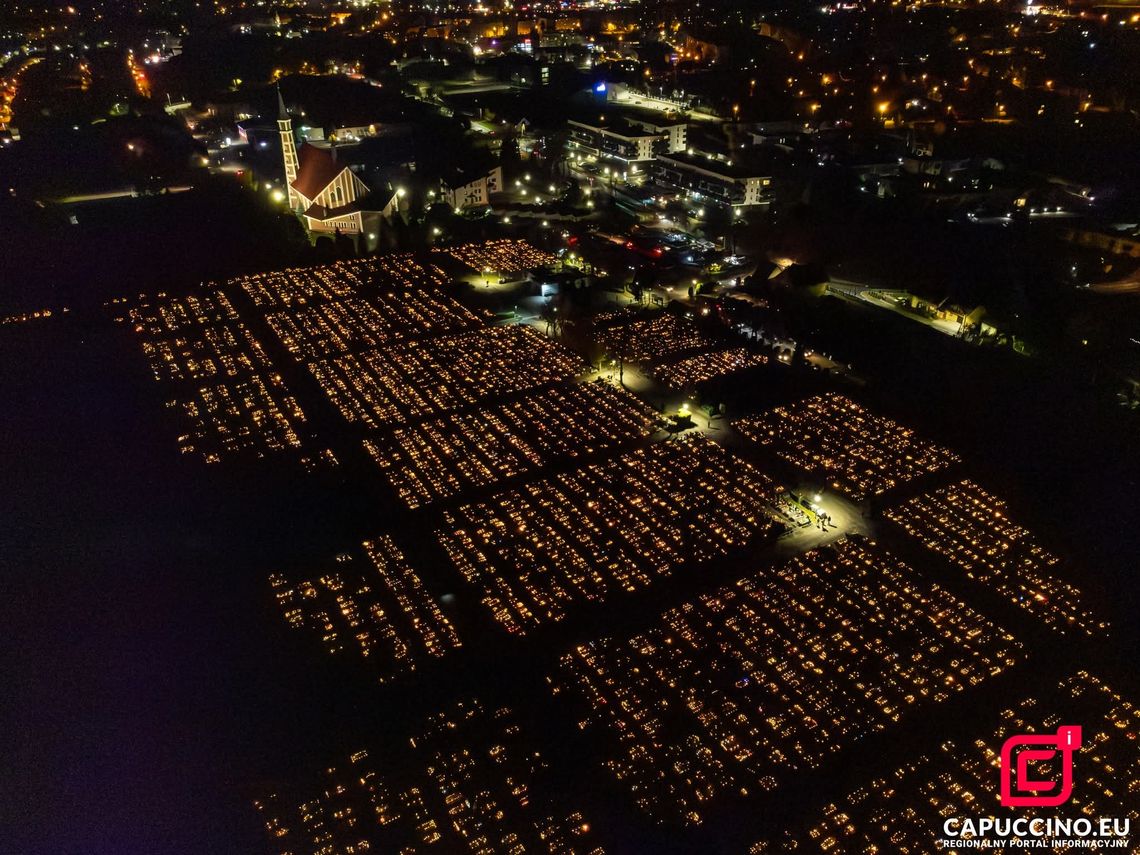 Brzesko, Jadowniki, Jasień, powiat brzeski, gmina Brzesko, zdjęcia z cmentarzy, cmentarze nocą, wszystkich świętych