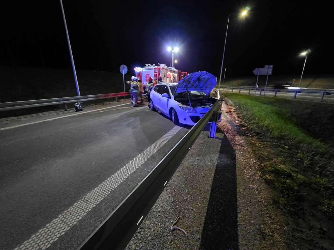 S7, Raciborowice, trasa S7, wypadek drogowy, na sygnale, akcja ratunkowa, wypadek,
