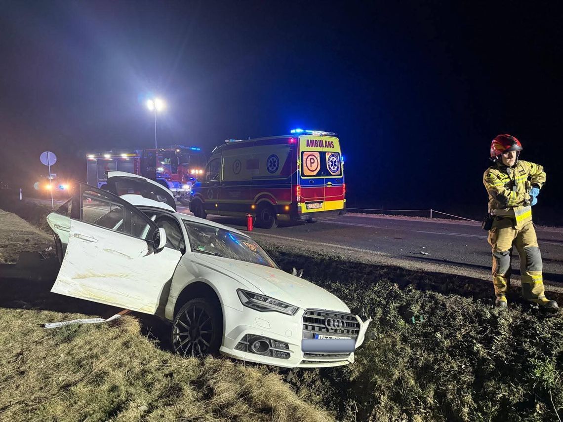 Zakopane, Witów, wypadek w Witowie, na sygnale, wypadek drogowy, straż pożarna, strażacy