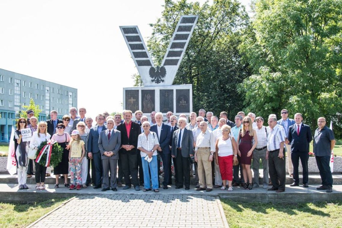 Nowa Huta. Obchody 43 rocznicy Porozumień Sierpniowych i Solidarności