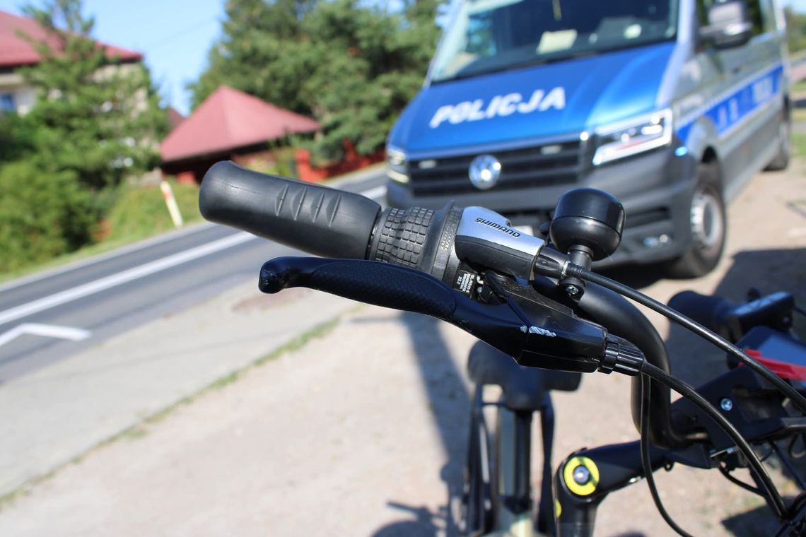 Grojec, pijany rowerzysta, powiat oświęcimski, 32-latek poszukiwany listem gończym, zatrzymany po pijaku w powiecie oświęcimskim
