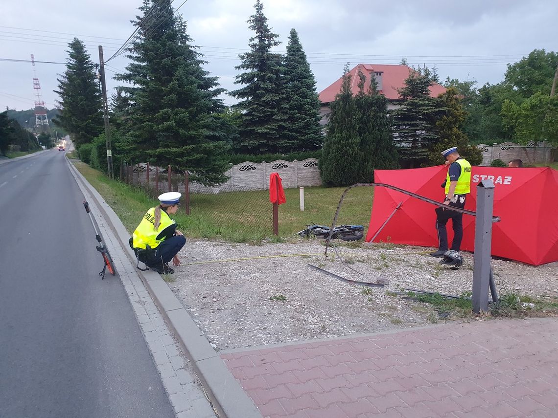 Ofiarą tragicznego wypadku w Sierczy był 39-letni motocyklista [FOTO]