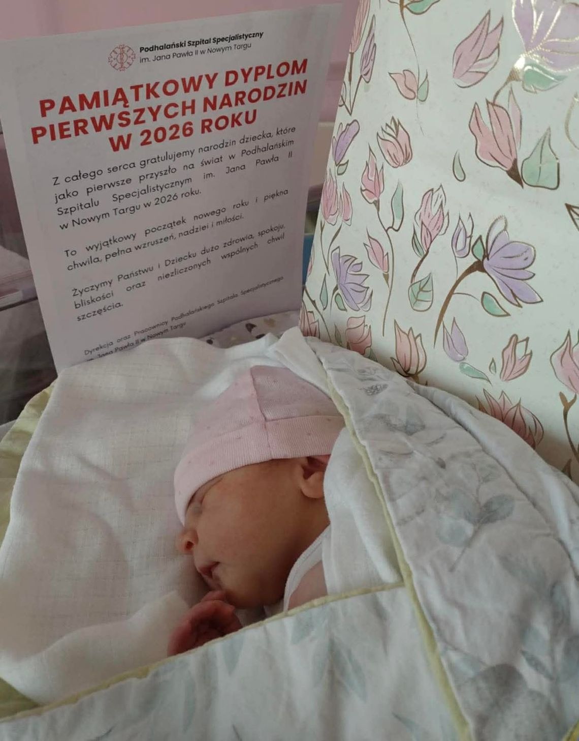 Góralka, Podhale, Narodzenie dziecka, powiat nowotarski, szpital w nowym targu, narodziny dziewczynki, pierwsza góralka w 2026 roku