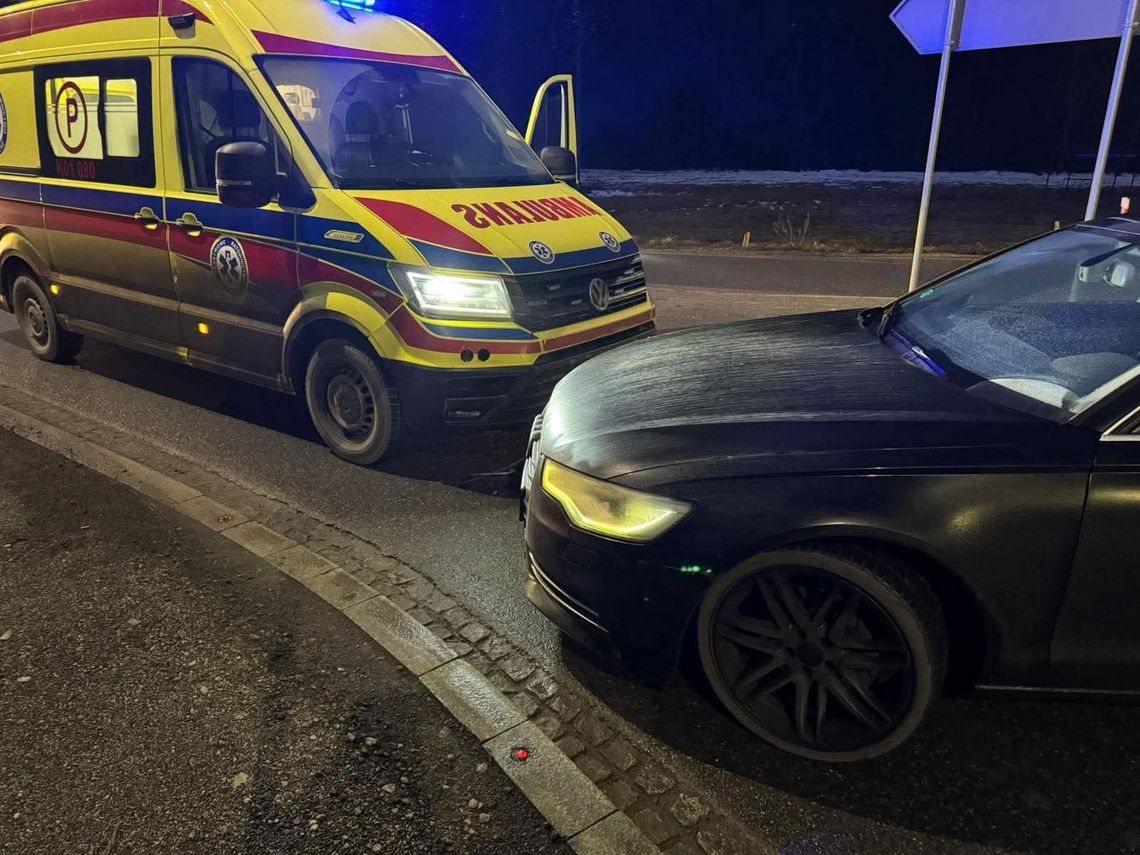 Harklowa, powiat nowotarski, zderzenie z karetką pogotowia, pijany kierowca, promil alkoholu we krwi, pijany kierowca spowodował wypadek