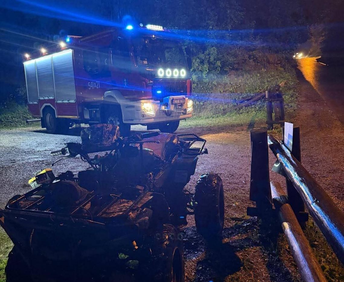 Pijany kierowca quada w szpitalu po wypadku na Ciągłówce w Zakopanem [FOTO]