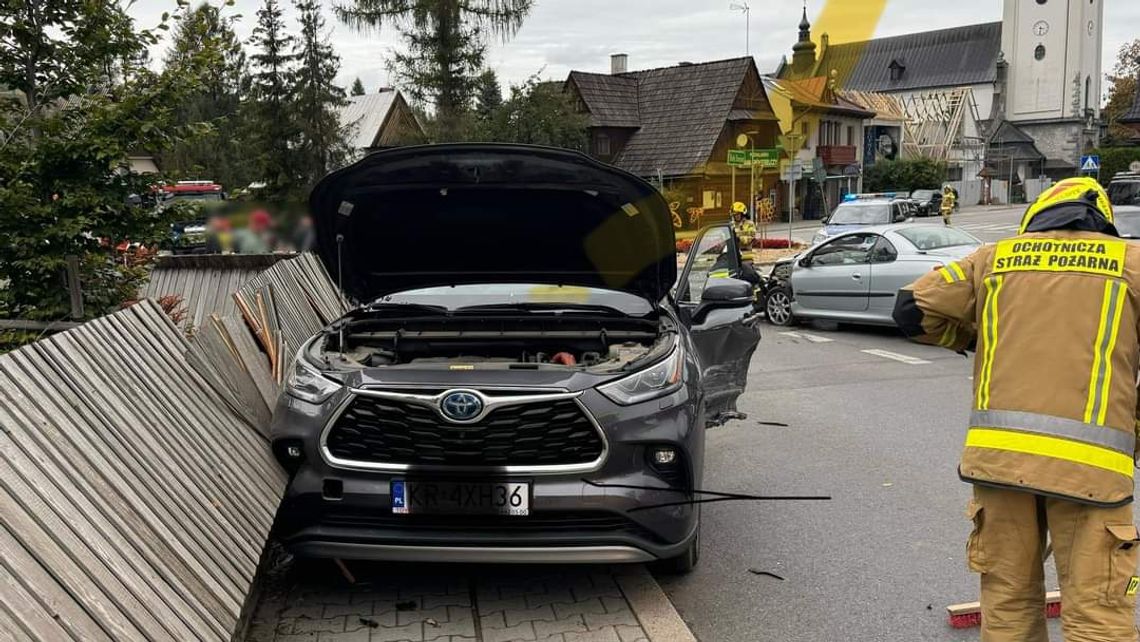 Pijany kierowca spowodował kolizję w Poroninie