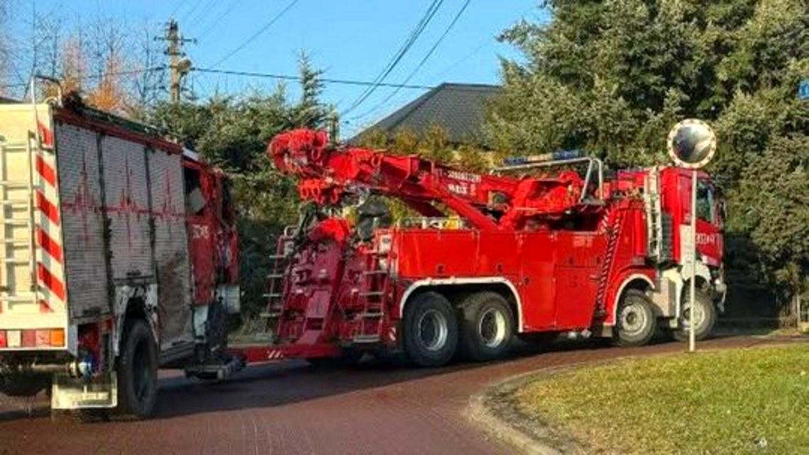 Gmina Skawina, powiat krakowski, wypadek wozu strażackiego, pijany strażak, strażak miał prawie dwa promile, pijany strażak spowodował wypadek wozu strażackiego
