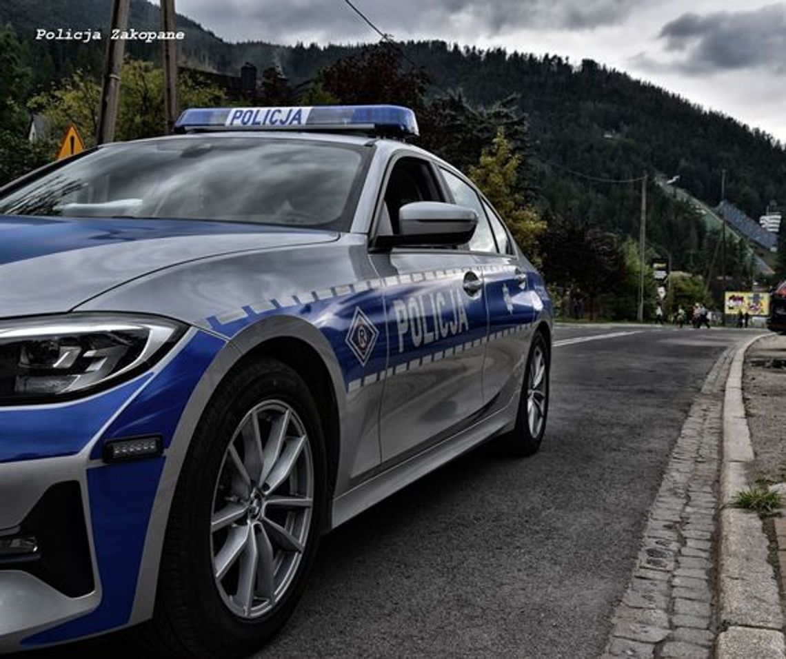 Pijany Ukrainiec urządził sobie rajd przez Zakopane. Trafił do aresztu