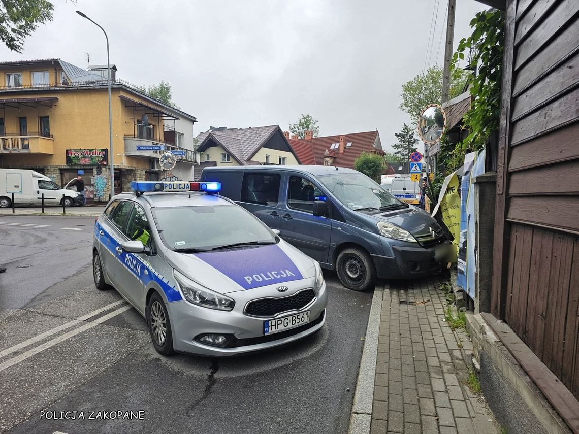 pijany kierowca Zakopane, 3 promile Zakopane, kolizja Zakopane Kasprusie Orkana, wypadek Zakopane, pijany kierowca Małopolska