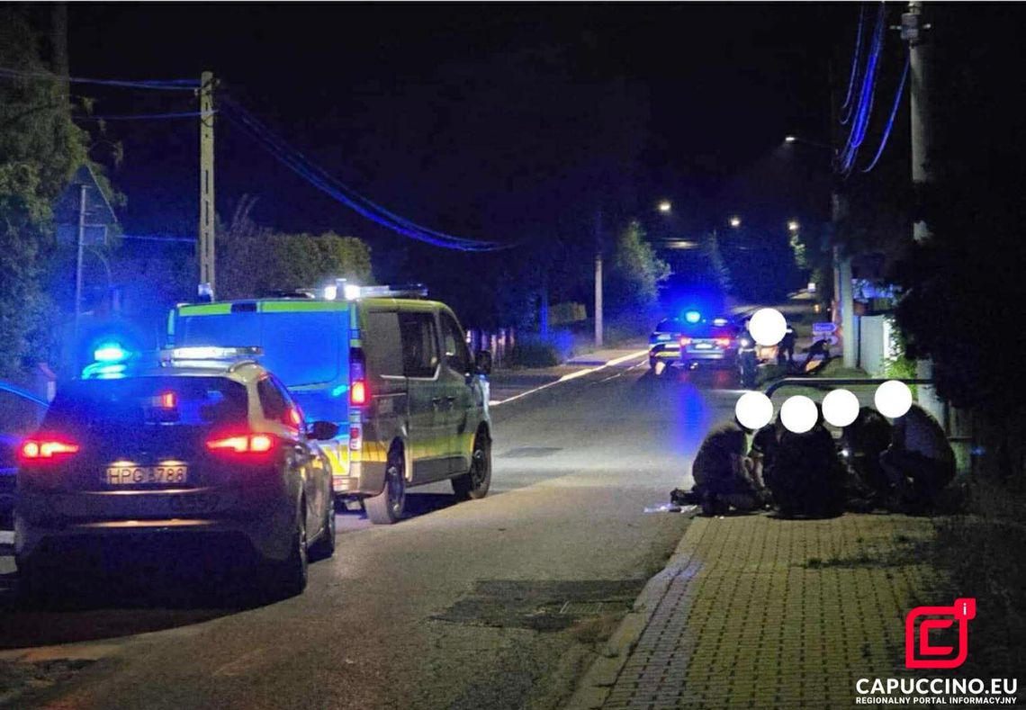 potrącenie policjanta Rzezawa, wypadek Rzezawa, policja Rzezawa, zatrzymanie sprawcy potrącenia, incydent Rzezawa