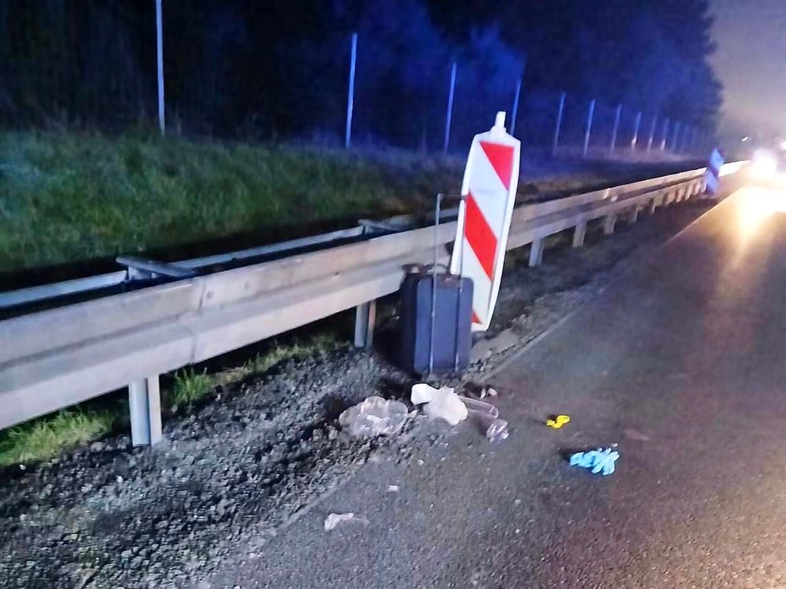 Poranne potrącenie pieszego na autostradzie A4. Trafił do szpitala
