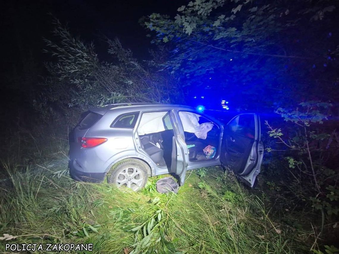 pijany kierowca, Zakopane, policyjny pościg, kierowca pijany, na sygnale, policja, ucieczka, Podhale
