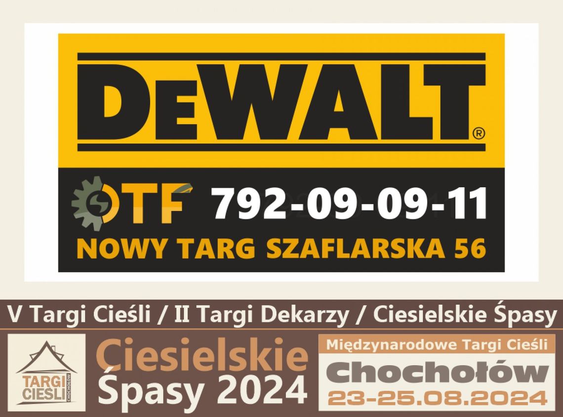 Firma OTF pojawi się na V edycji Targów Cieśli