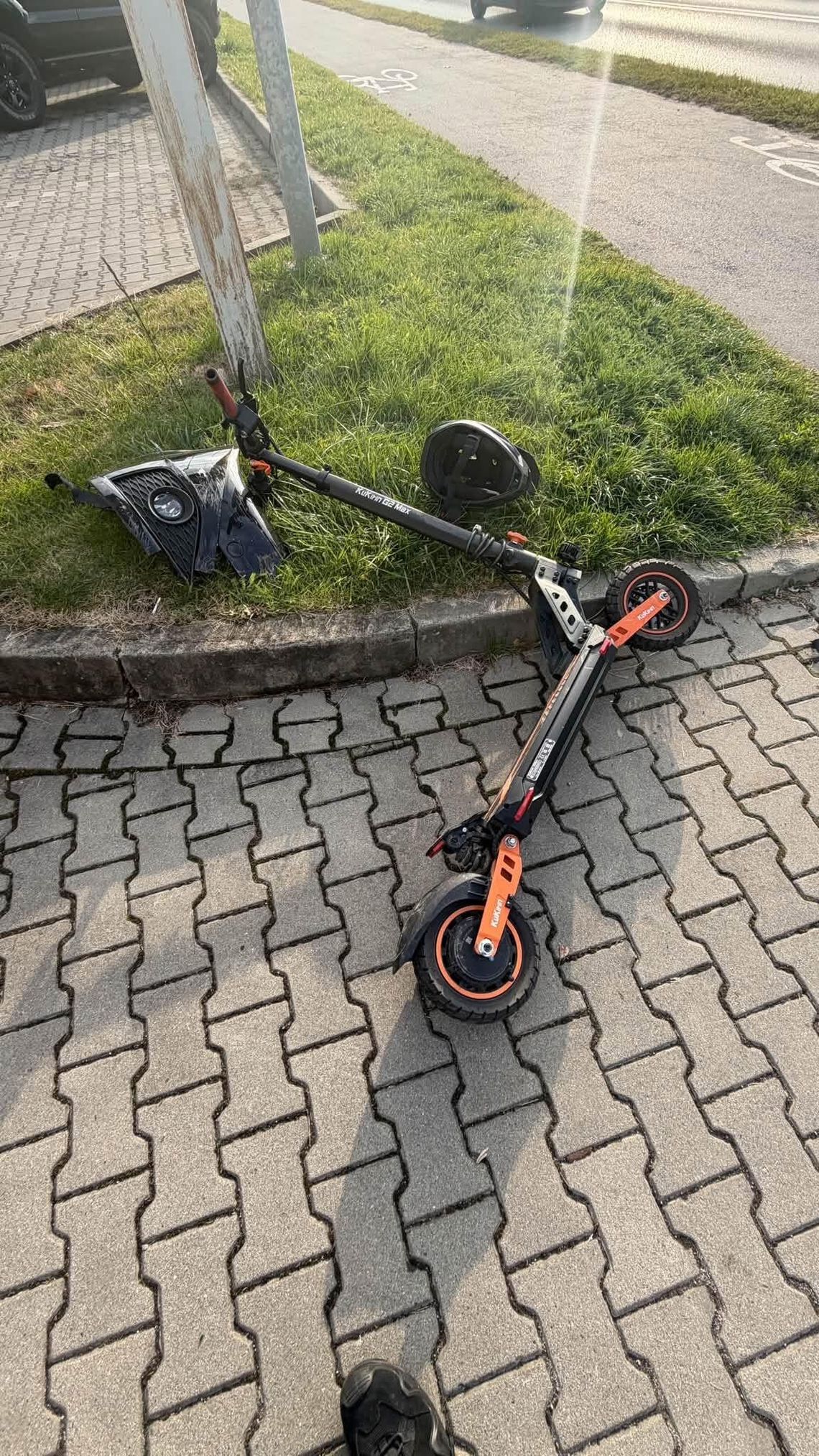 Potrącenie 15-latka na hulajnodze elektrycznej w Nowym Targu [ZDJĘCIA]