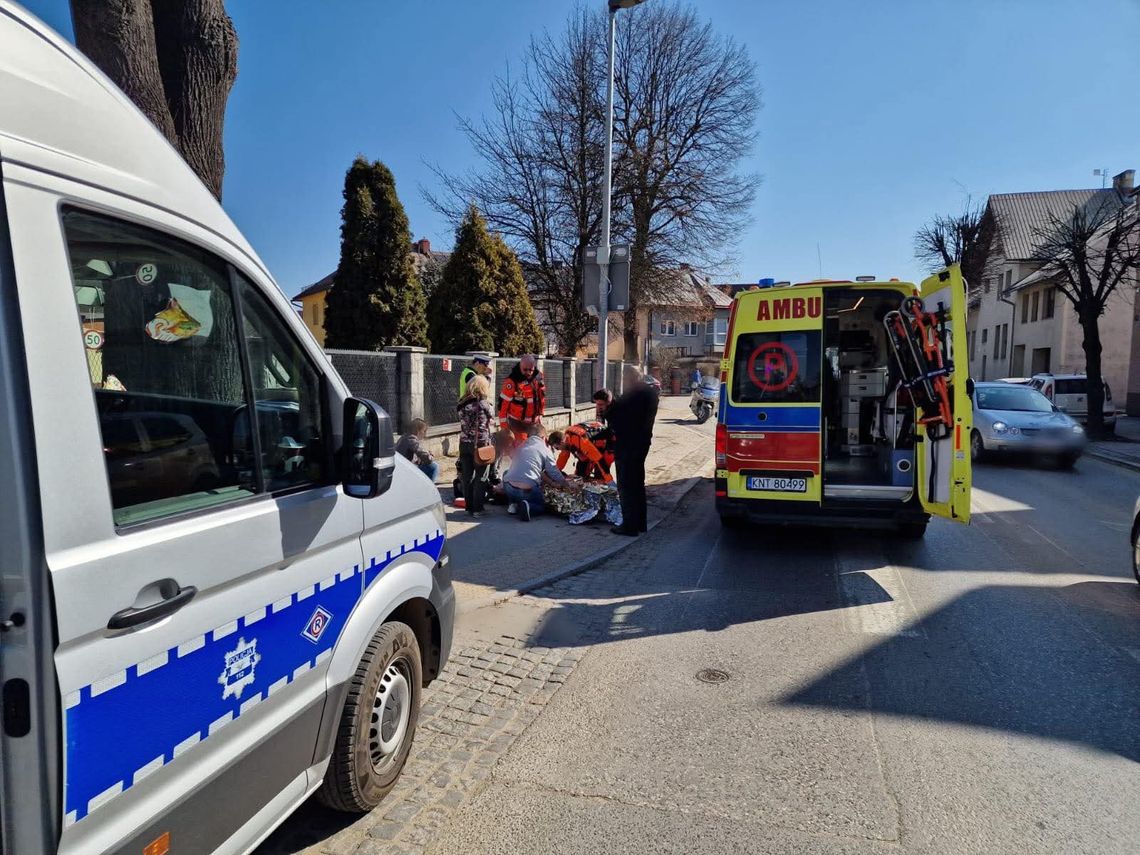 Podhale, Nowy Targ, potrącenie na pasach, potrącenie na przejściu dla pieszych w Nowym Targu