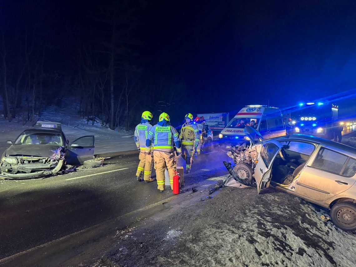 Zakopianka, Biały Dunajec, powiat tatrzański, Zakopiańska policja, na sygnale, wypadek drogowy