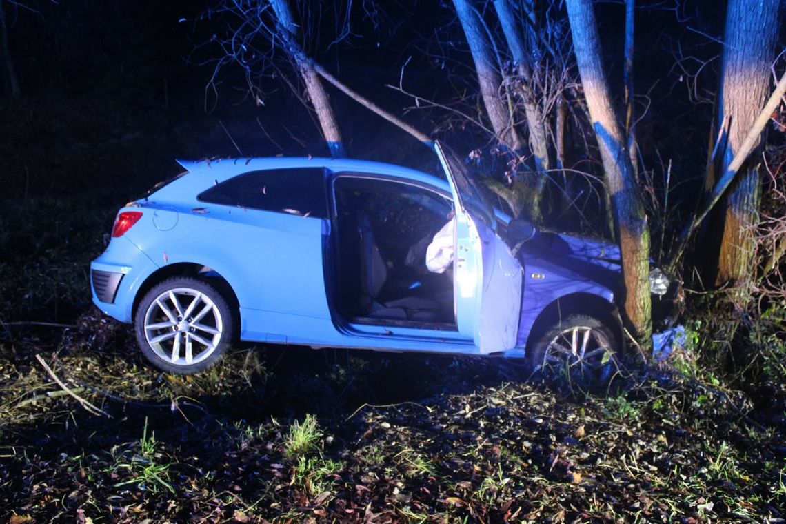 Głębowice, powiat oświęcimski, na sygnale, wypadek drogowy, akcja ratunkowa, Policja, policjanci