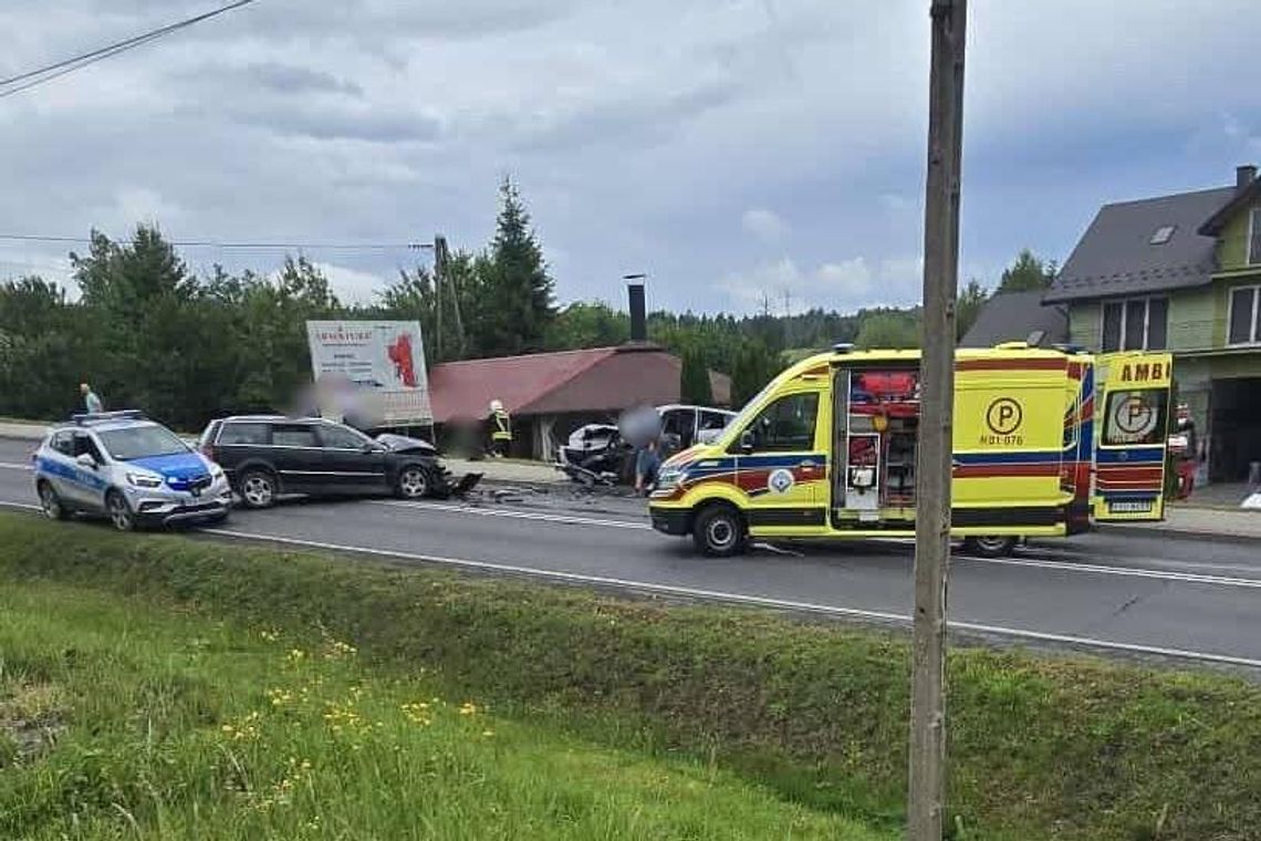 wypadek w Jordanowie, śmigłowiec LPR Jordanów, akcja ratunkowa Jordanów, na sygnale, wypadek, Jordanów