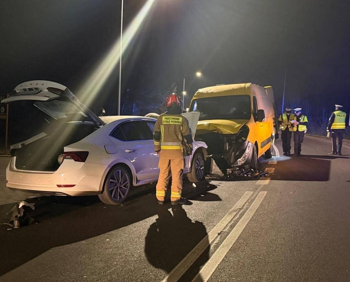 Nowy Wiśnicz, zderzenie samochodów w nowym Wiśniczu, groźny wypadek w powiecie bocheńskim, wypadek drogowy w powiecie bocheńskim, akcja ratunkowa w powiecie bocheńskim, LPR, śmigłowiec LPR