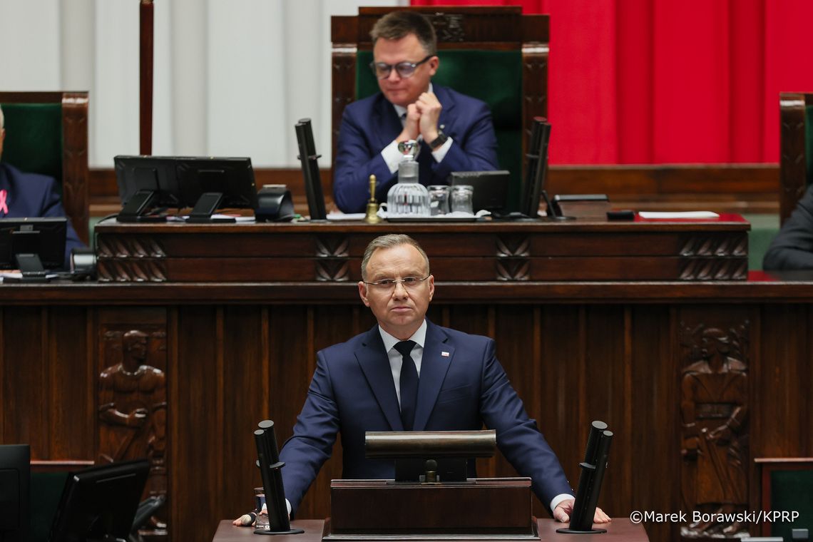 Prezydent Andrzej Duda bez litości dla rządu Donalda Tuska w rocznicę