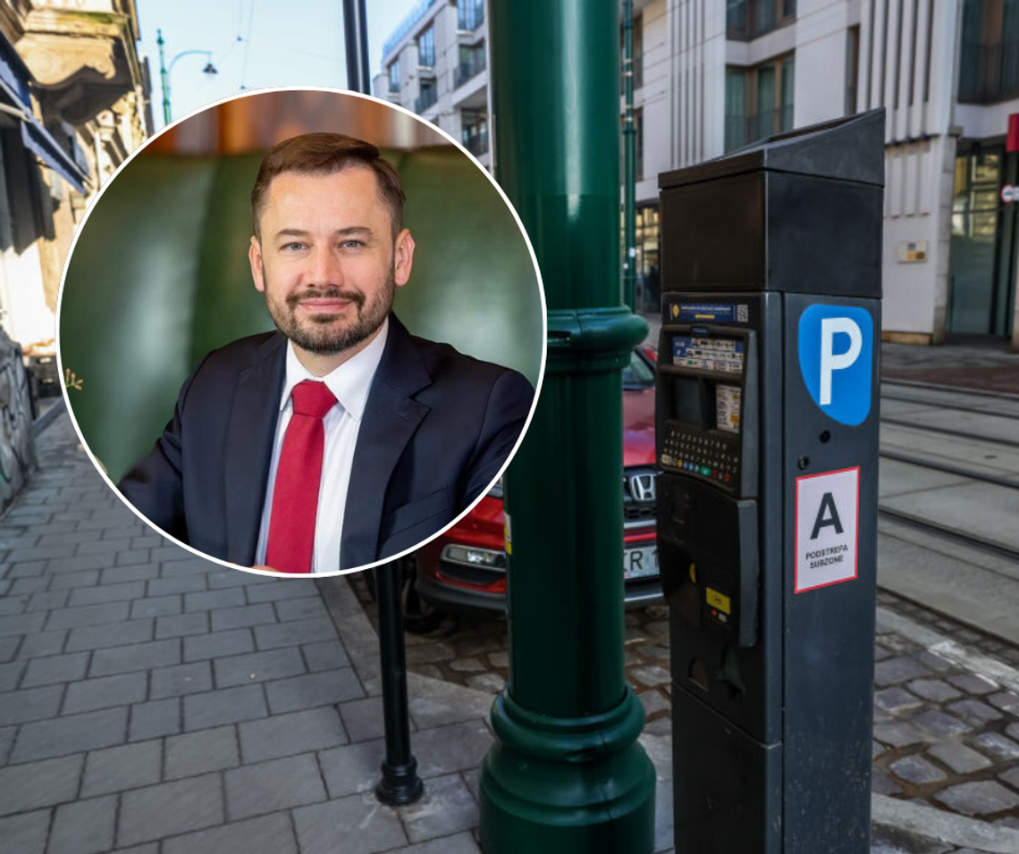 Prezydent Miszalski znosi niedzielne opłaty za parkowanie w Krakowie. Ważne zmiany dla mieszkańców Kraków, strefa płatnego parkowania w Krakowie, pod strefa a płatnego parkowania w Krakowie, Kraków, Aleksander Miszalski