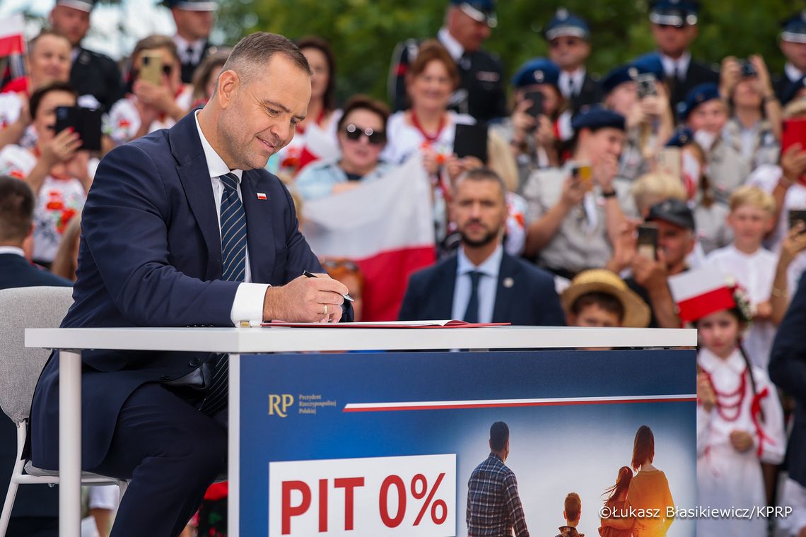 PIT Zero, Karol Nawrocki, prezydent Nawrocki, podatek PIT dla rodzin, ulga podatkowa dla rodzin