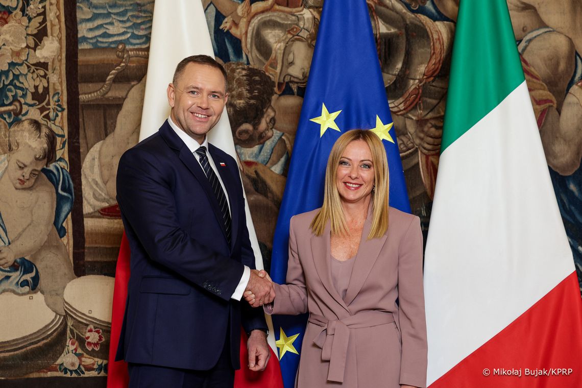 Prezydent Karol Nawrocki, wizyta prezydenta Karola Nawrockiego w Watykanie, spotkanie z Georgią Meloni, wizyta Karola Nawrockiego w Rzymie, Rzym, Watykan, Marta Nawrocka