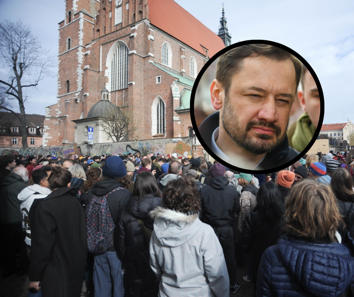 Kraków, Kazimierz, protest mieszkańców na Kazimierzu, protest w Krakowie, protest na Kazimierzu w Krakowie